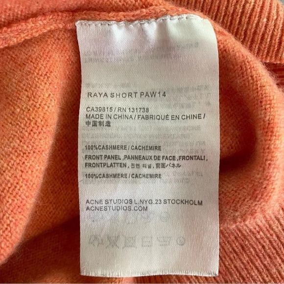 ACNE Studio 100% cashmere crew neck sweater - Picture 3 of 7